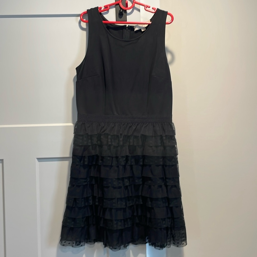 Gently used Loft size 0 black dress